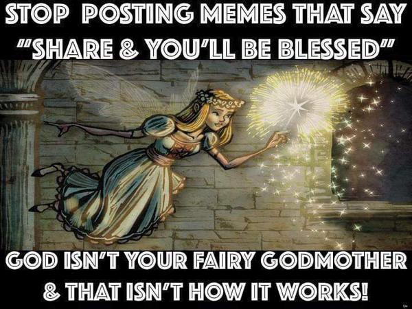 Stop Posting Share and be Blessed Memes