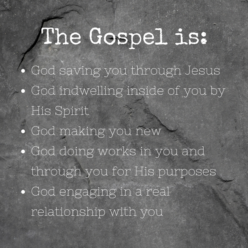 The Gospel is More Than Salvation